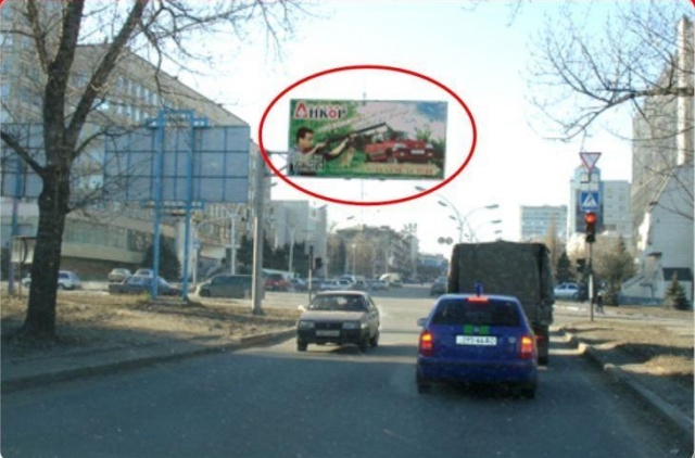 Щит 6x3,  ул. 16-я Линия - ул. П. Сороки, пл. Б